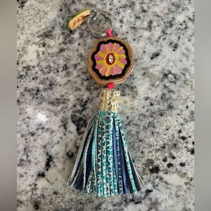 Consuela Multicolor Tassel Keychain